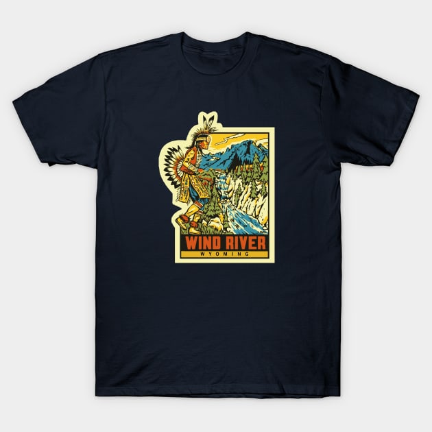 Wind River T-Shirt by Midcenturydave